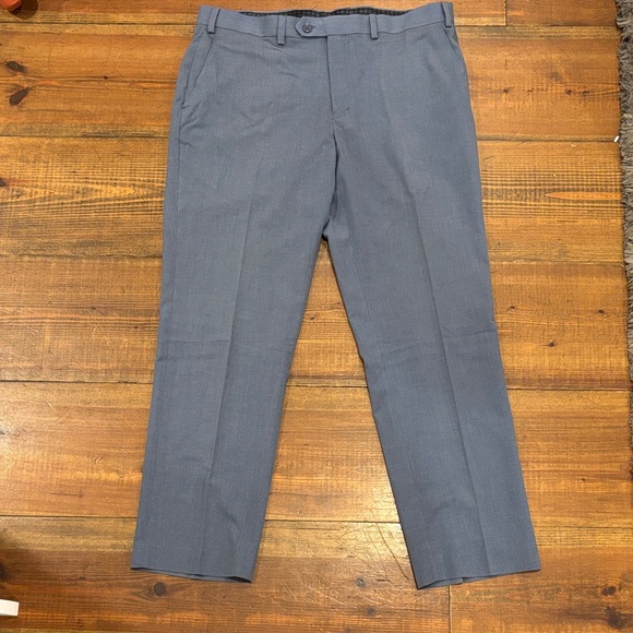 Michael Kors Men's Slate Blue Dress Pants - Picture 1 of 4